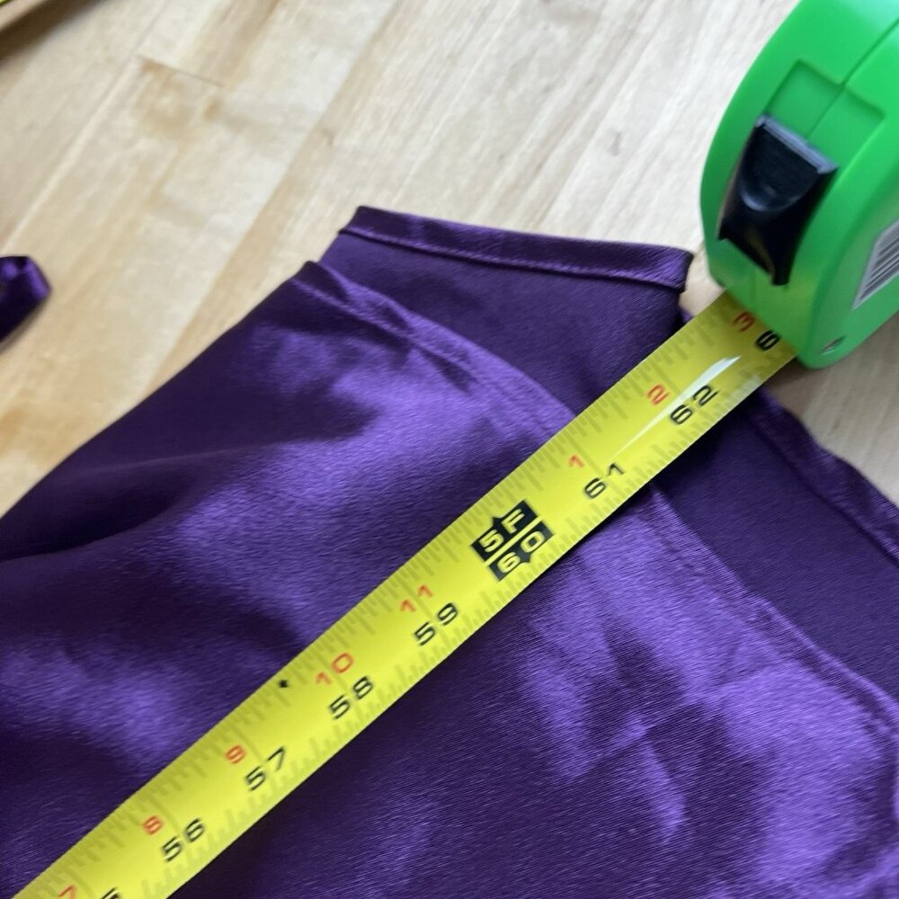 Lulu's Purple Satin Maxi Dress - Picture 13 of 14